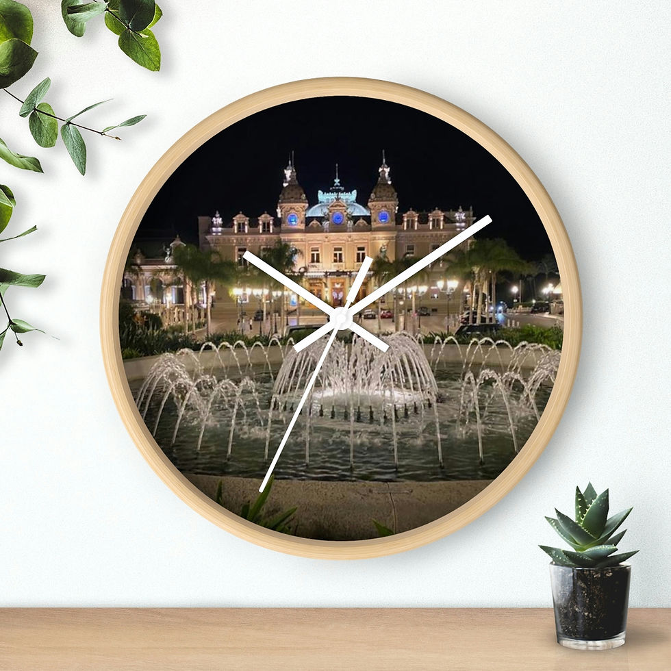 Miniaturbild: Wall Clock -  Moonlight Monaco