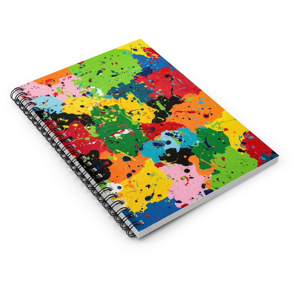 Miniaturbild: Spiral Notebook - Ruled Line by Agatha - Colour Explosion 