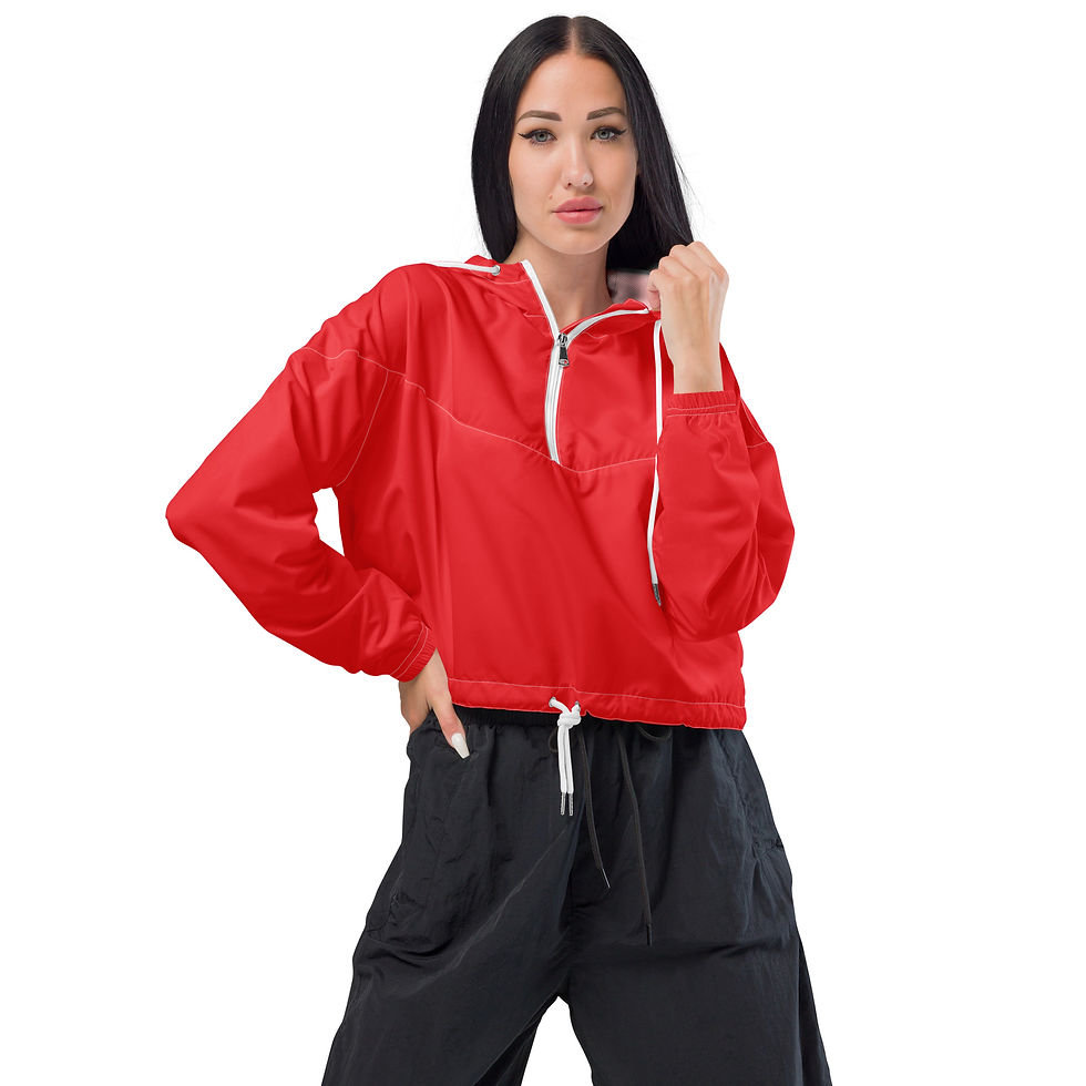 Miniaturbild: Cropped Windbreaker by Agatha - Alizarinred