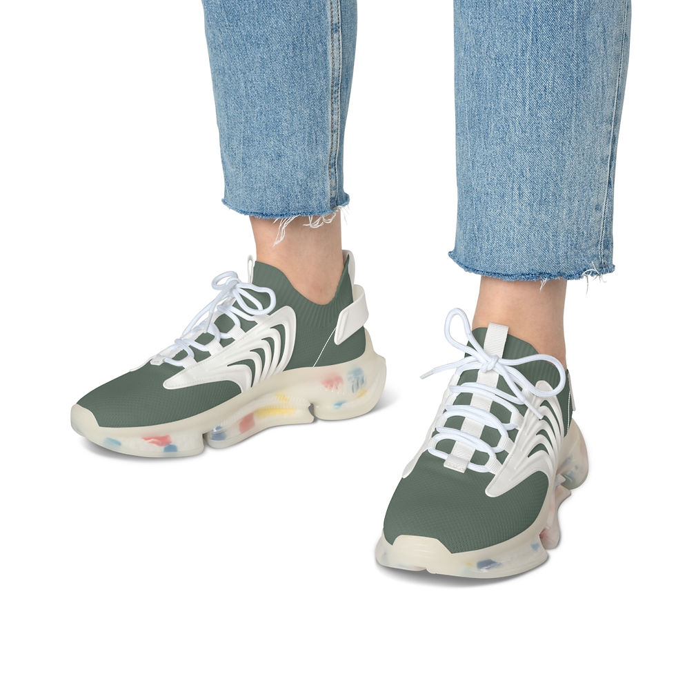 Miniaturbild: Mesh Sneakers by Agatha - Khaki