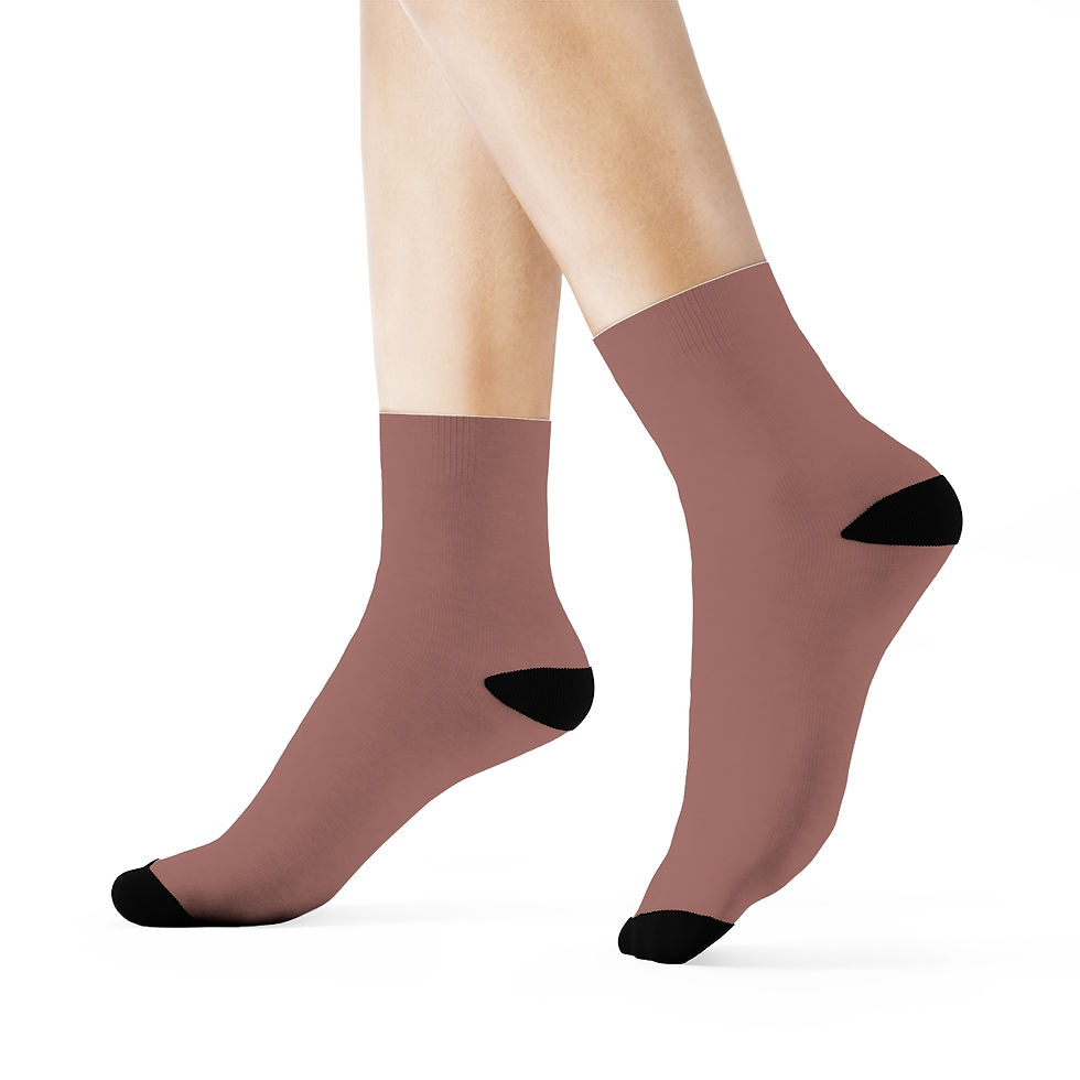 Socks by Agatha - Aubergine