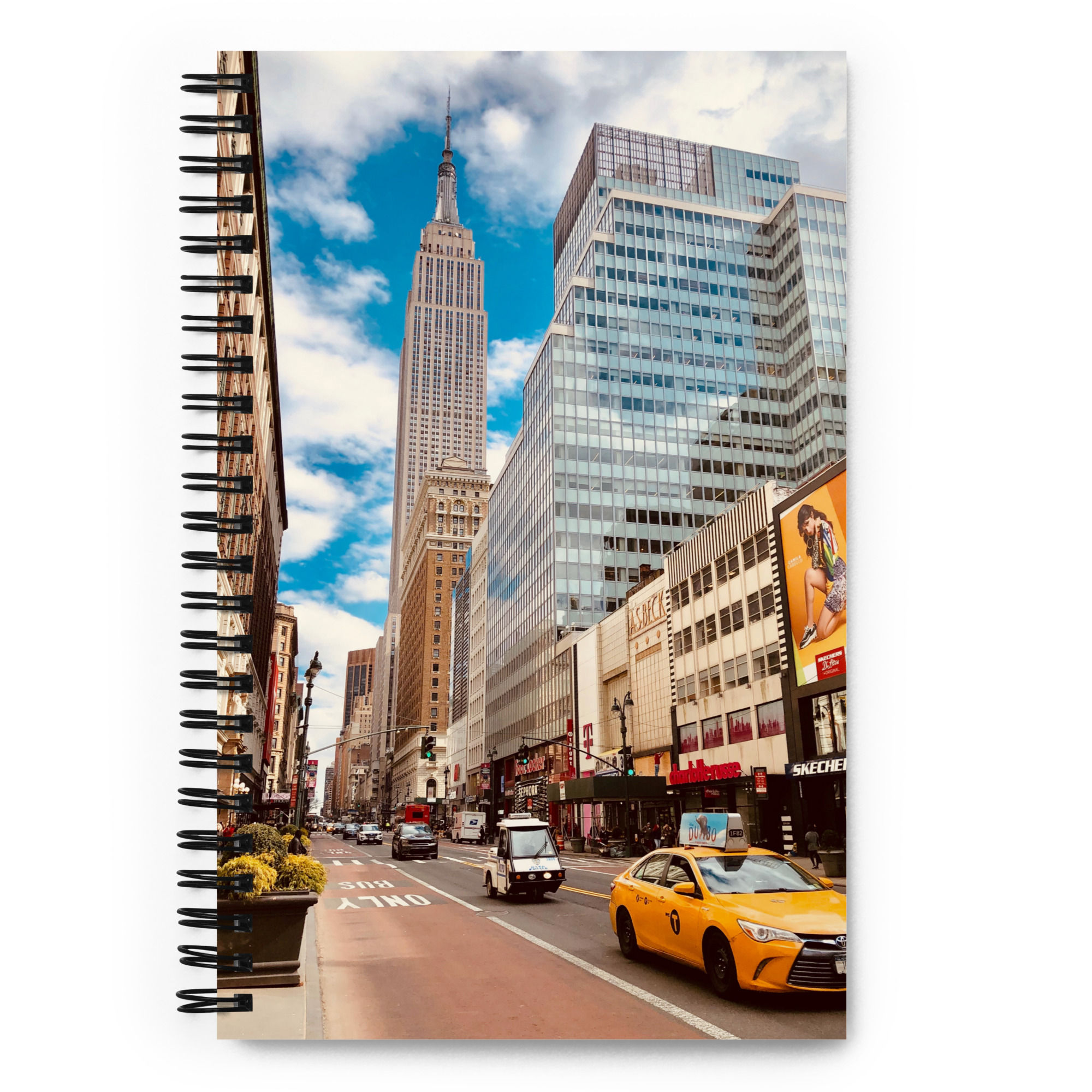 new york 8 -Spiral-Notizbuch