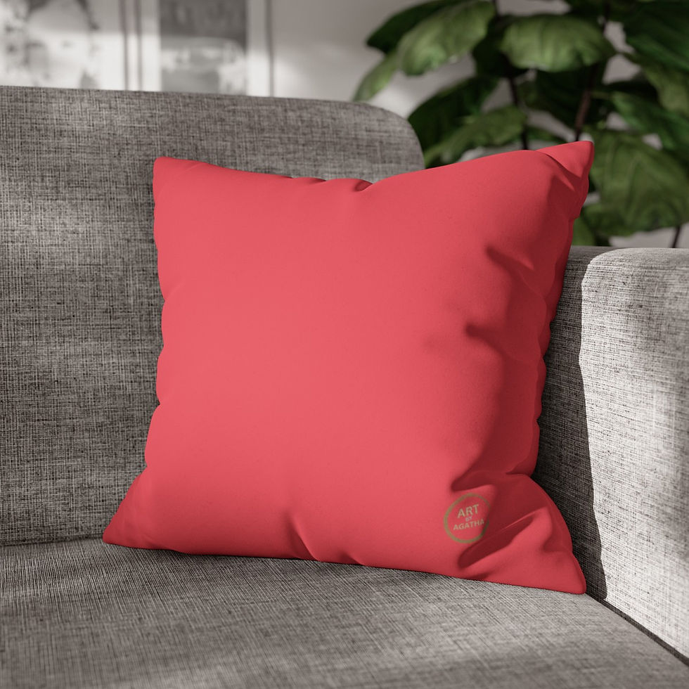 Miniaturbild: Square Pillowcase by Agatha - Fruit Pink