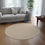 Thumbnail: Round Rug by Agatha - Creme