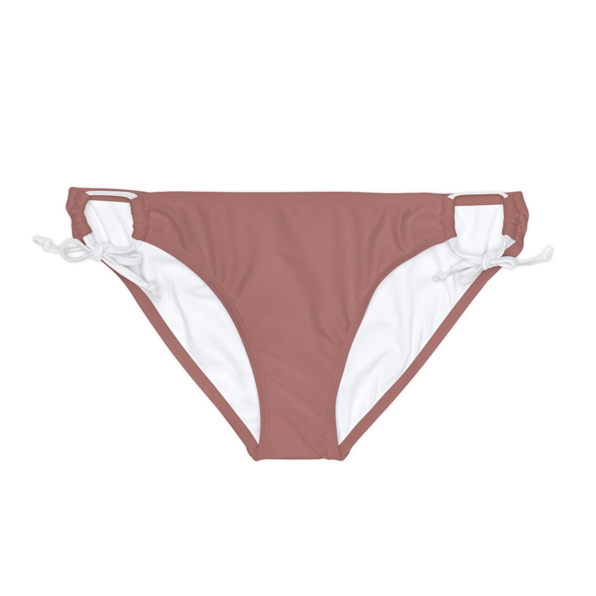 Loop Tie Side Bikini Bottom by Agatha - Aubergine