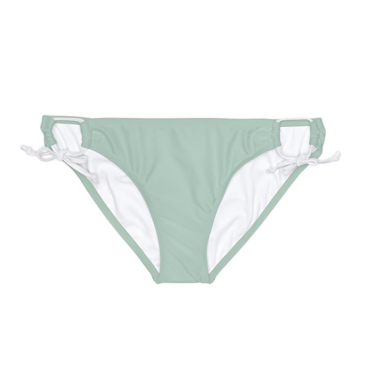 Loop Tie Side Bikini Bottom by Agatha - Light Mint