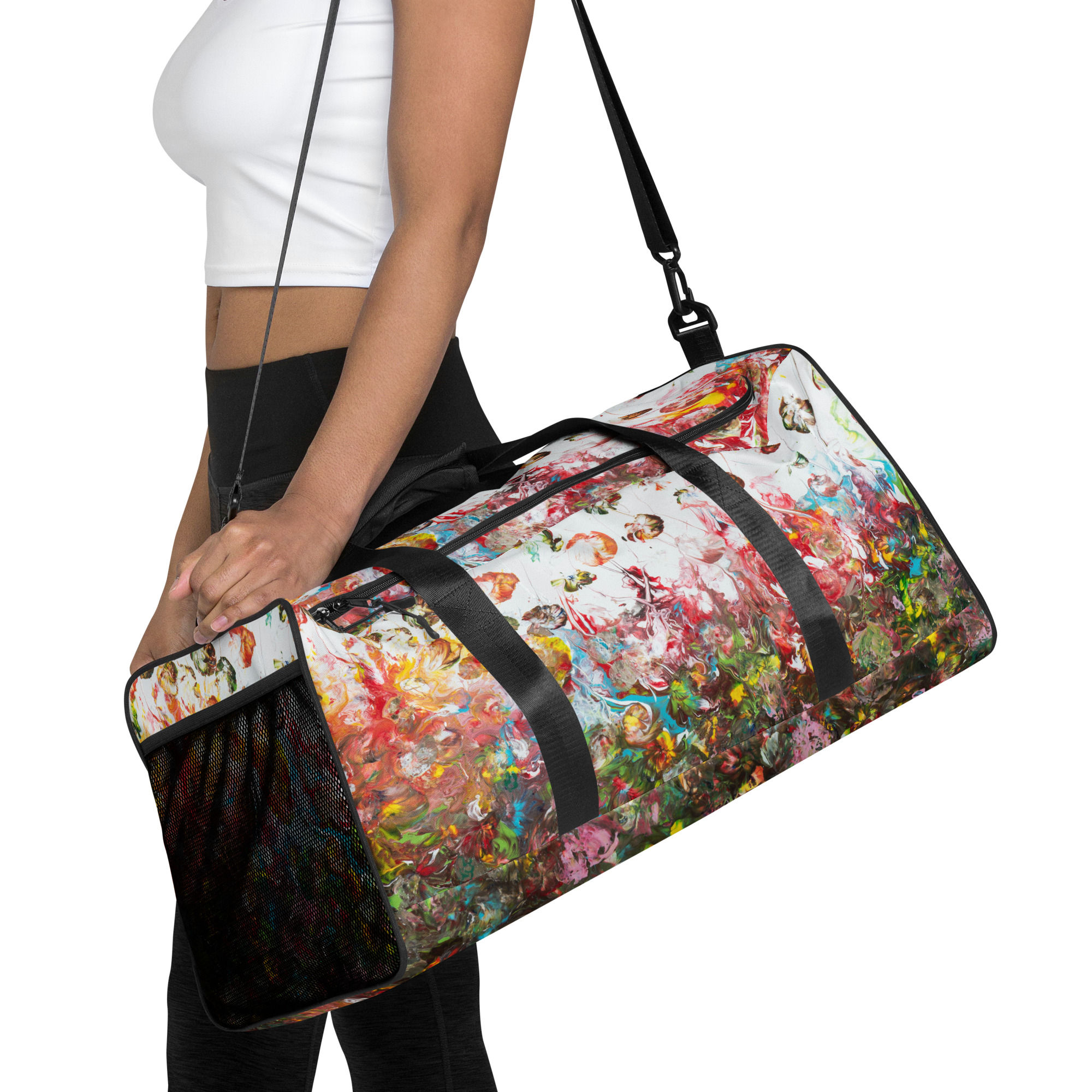 Duffle Bag by Agatha - Fancy Flowers II