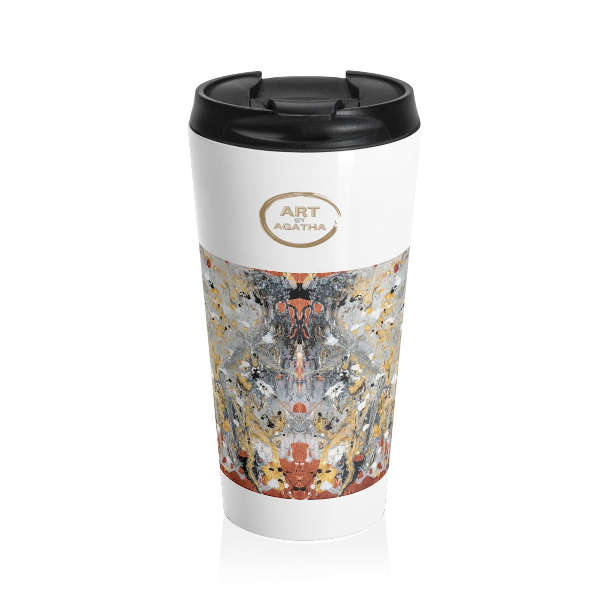 Travel Mug by Agatha - Metallic Strength