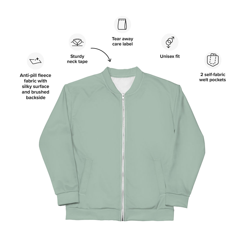Thumbnail: Bomber Jacket by Agatha - Light Mint