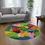 Thumbnail: Round Rug by Agatha - Colour Explosion