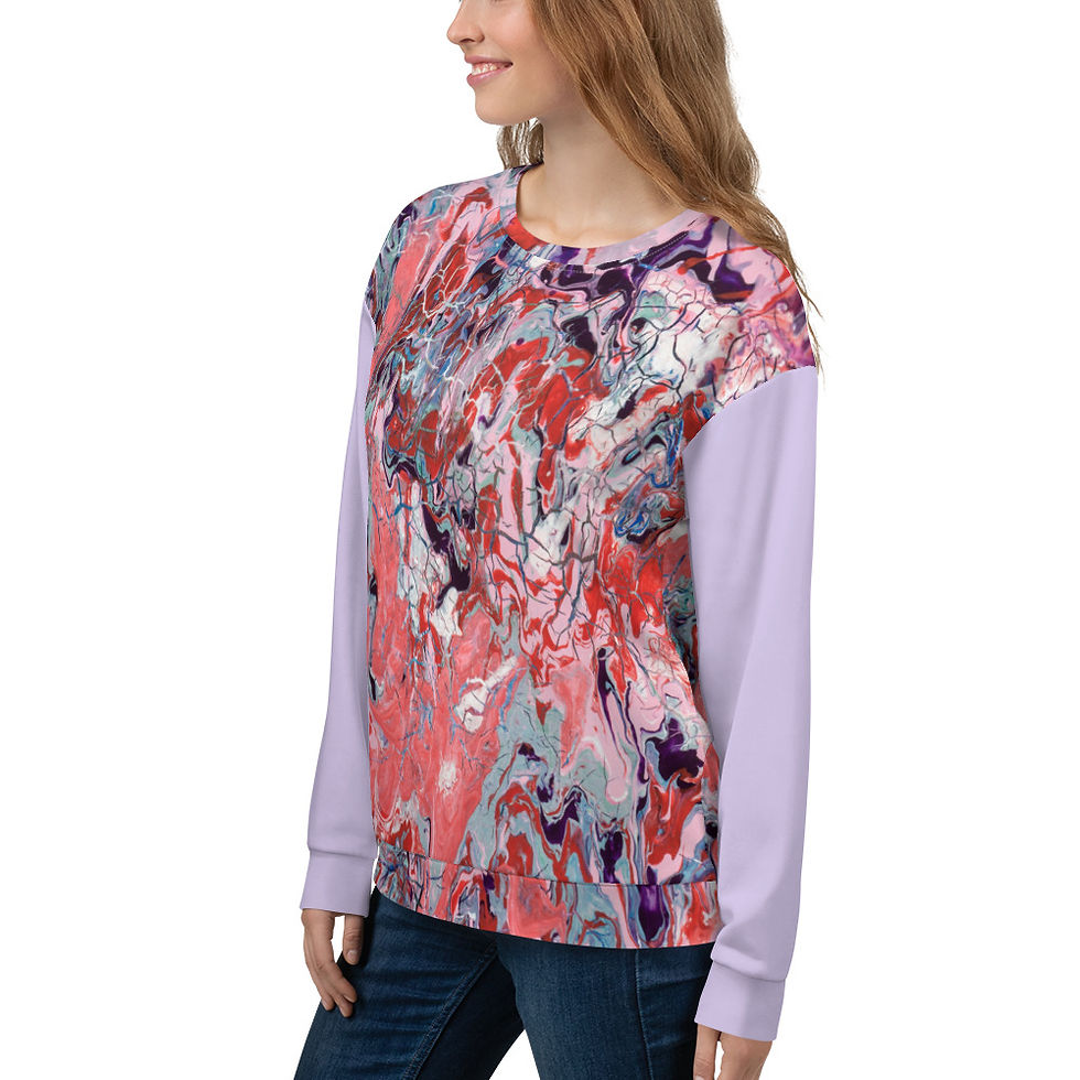 Thumbnail: Sweatshirt by Agatha - Sweet Love - Fog