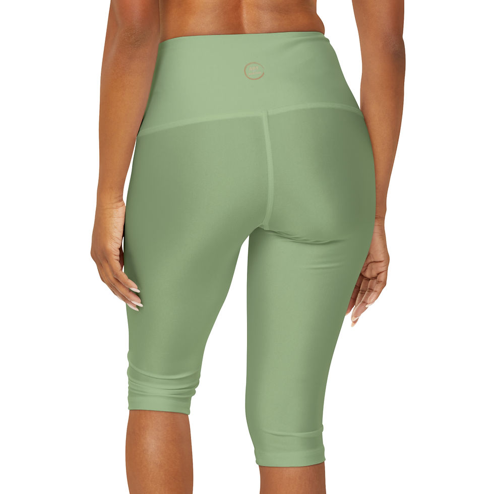 Thumbnail: Capri Leggings by Agatha - Night Green