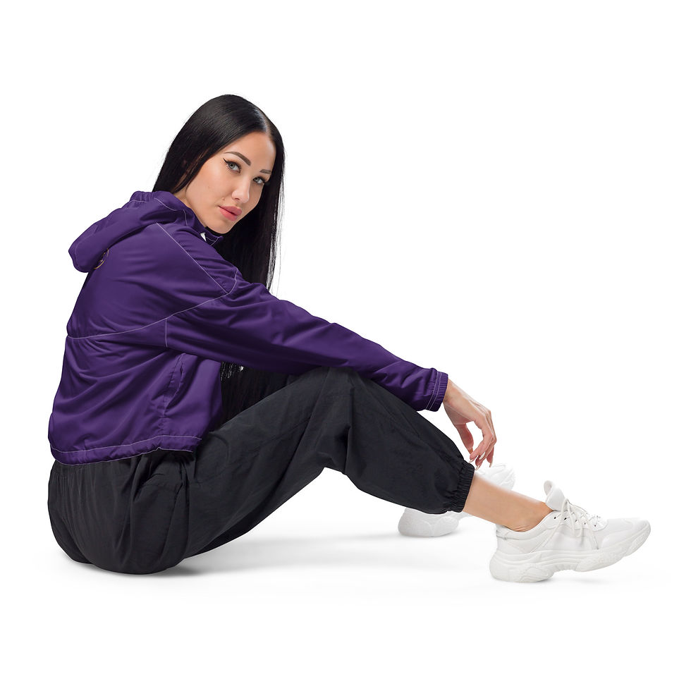 Thumbnail: Cropped Windbreaker by Agatha - Lila