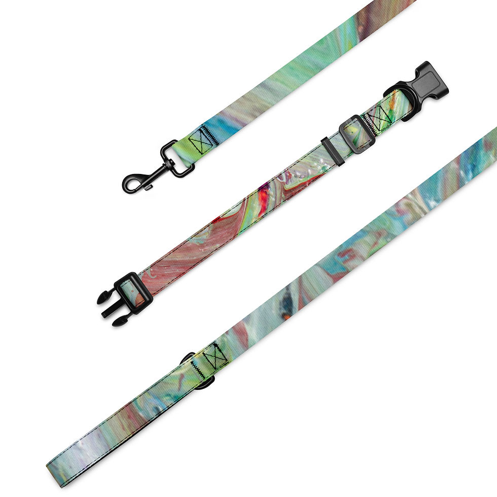 Miniaturbild: Pet Collar & Leash by Agatha - Colours of Nature