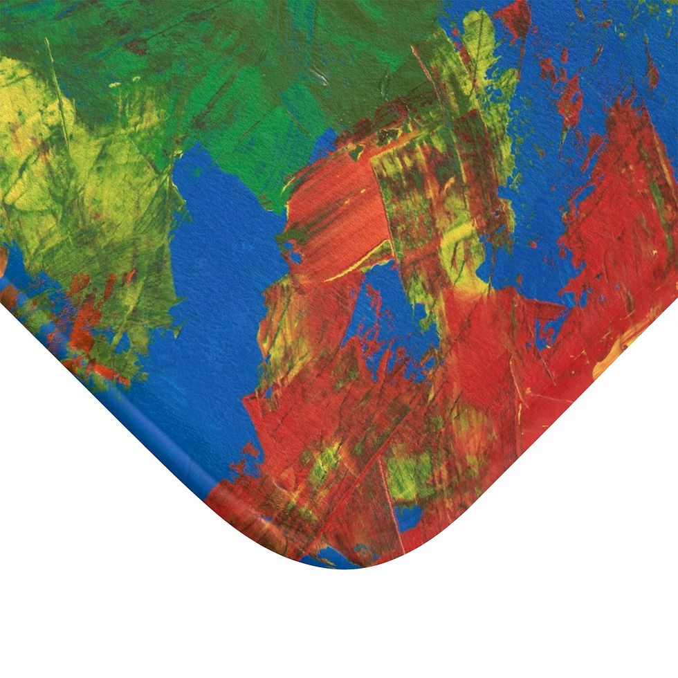 Thumbnail: Bath Mat by Agatha - Blue Dream 