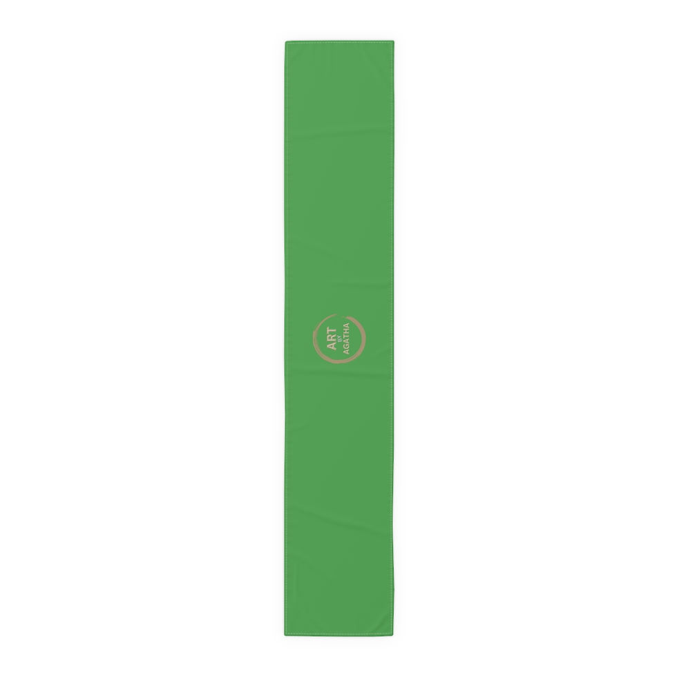 Thumbnail: Table Runner (Cotton, Poly) by Agatha - Glow Green