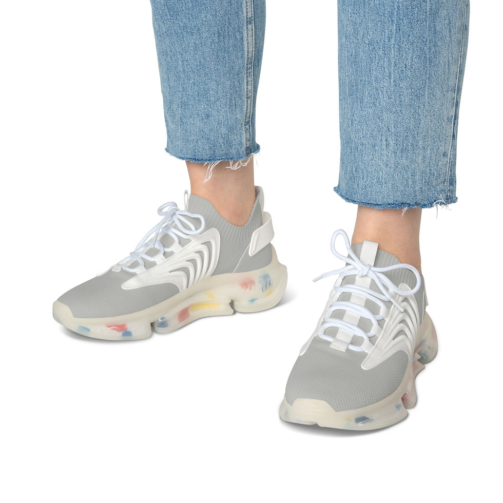 Thumbnail: Mesh Sneakers by Agatha - Glow Grey