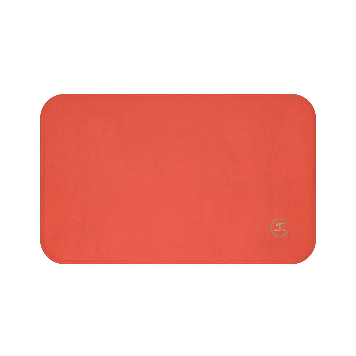Bath Mat by Agatha - Red Orange