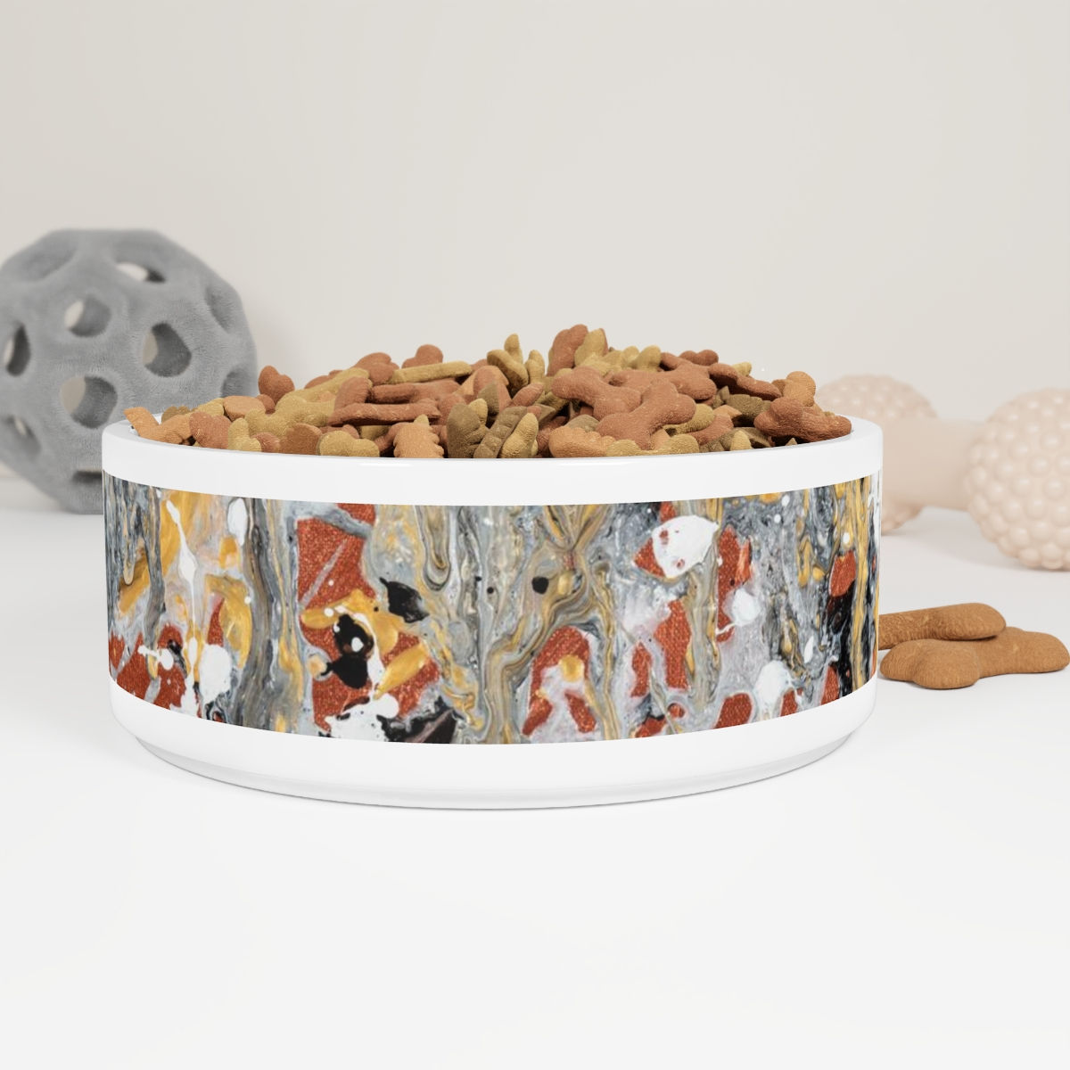 Pet Bowl by Agatha - Metallic Strength