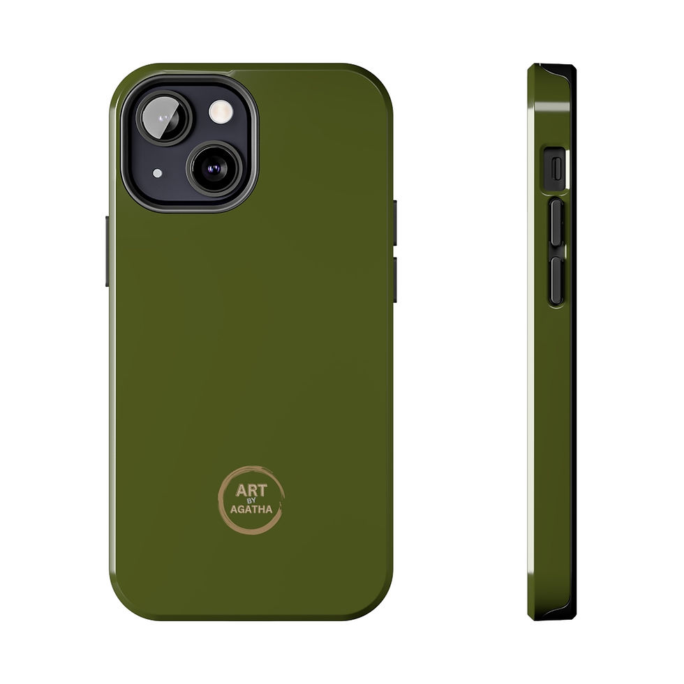 Thumbnail: Tough Phone Case by Agatha - Moss Green