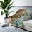 Thumbnail: Sherpa Fleece Blanket by Agatha - Fancy Flowers Blue