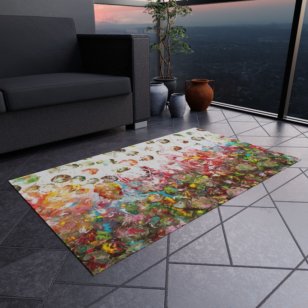 Thumbnail: Outdoor Rug by Agatha - Fancy Flowers II