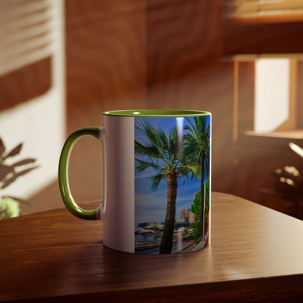 Miniaturbild: Two-Tone Coffee Mugs - Monaco Le Rocher by Monaco - Life 11oz