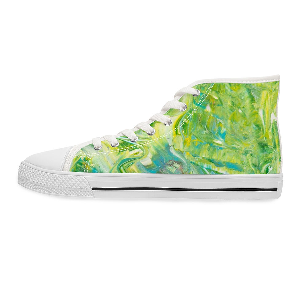 Thumbnail: High Top Sneakers by Agatha - Green Feelings