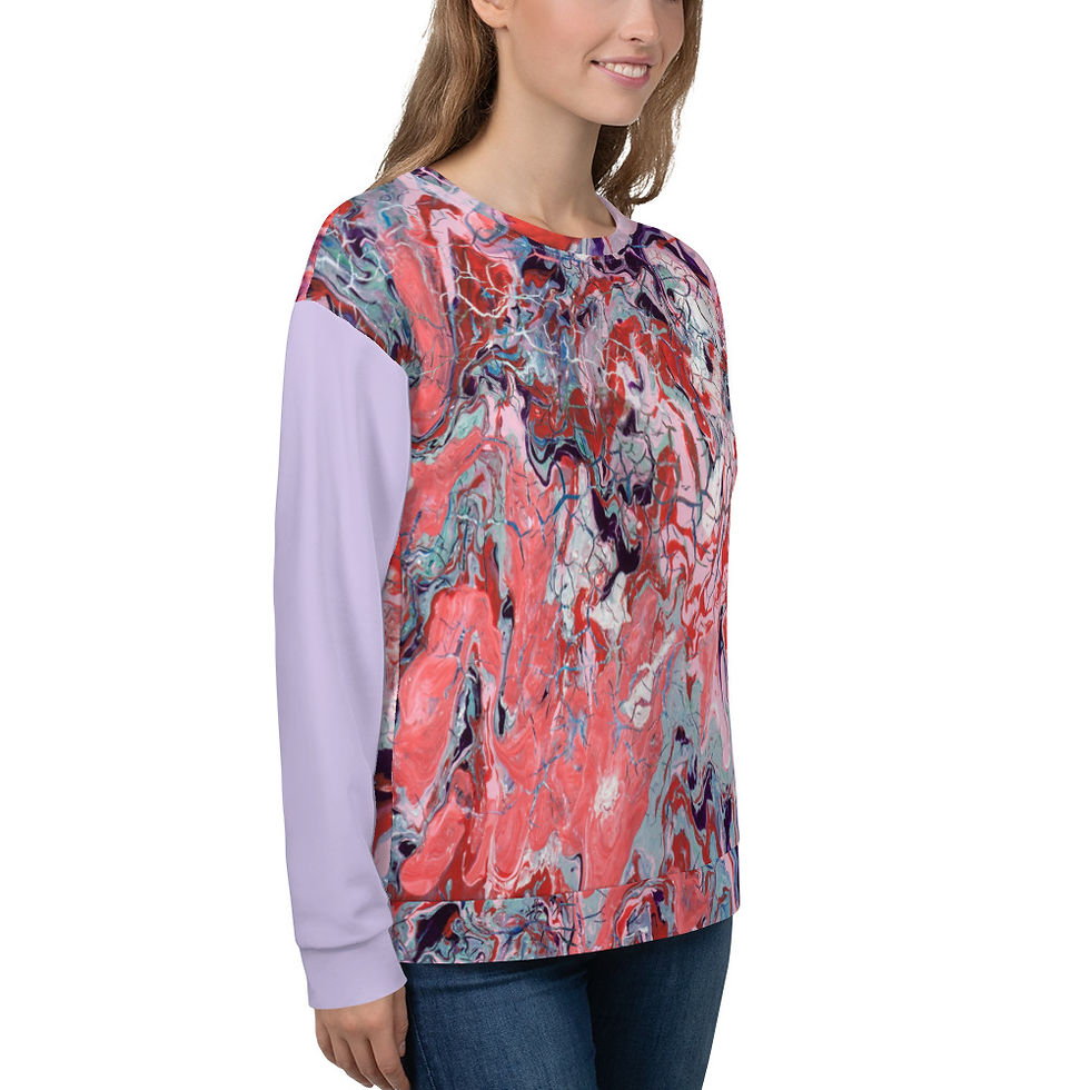 Thumbnail: Sweatshirt by Agatha - Sweet Love - Fog