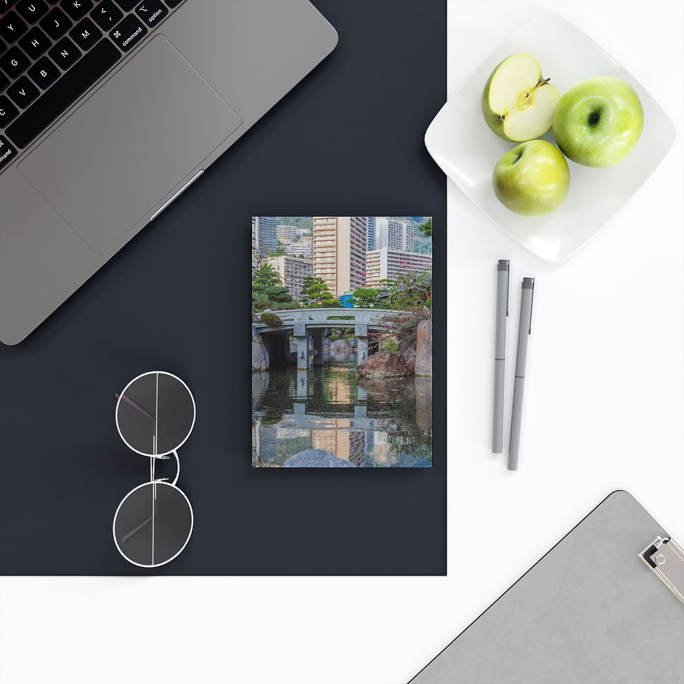 Thumbnail: Hard Backed Journal - Monaco Japanese Garden by Monaco - Life