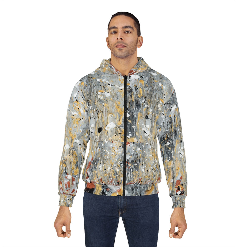 Miniaturbild: Zip Hoodie by Agatha - Metallic Strength