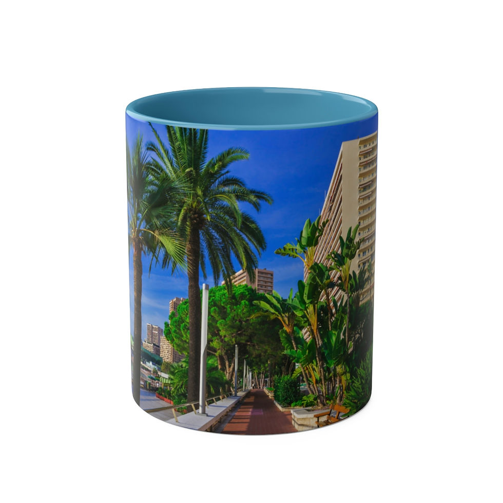 Miniaturbild: Two-Tone Coffee Mugs - Monaco Le Rocher by Monaco - Life 11oz
