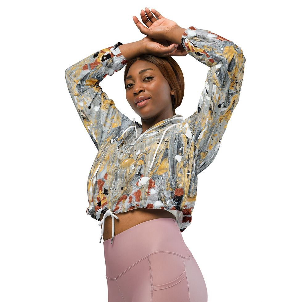 Thumbnail: Cropped Windbreaker by Agatha - Metallic Strength