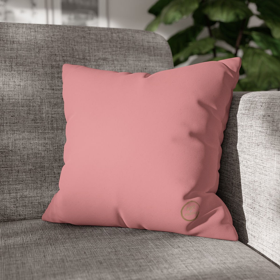 Thumbnail: Square Pillowcase by Agatha - Rose