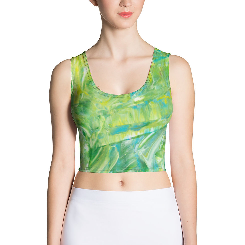 Thumbnail: Crop Top by Agatha - Green Feelings