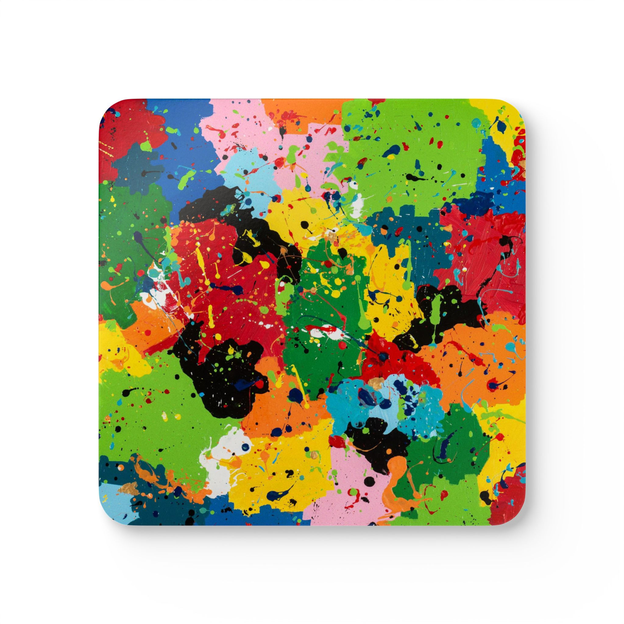 Corkwood Coaster Set by Agatha - Colour Explosion