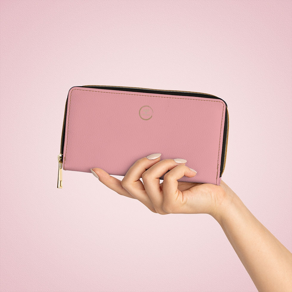 Thumbnail: Zipper Wallet by Agatha - Rose