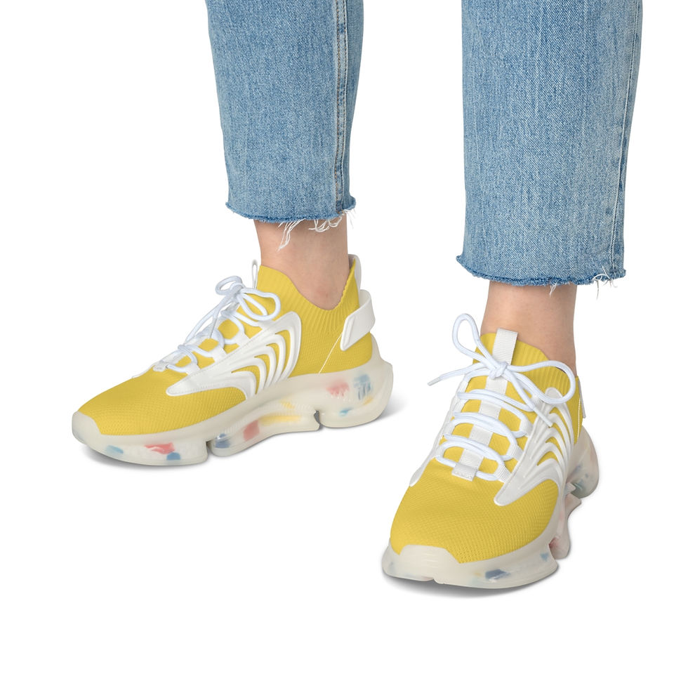 Thumbnail: Mesh Sneakers by Agatha - Sun Yellow