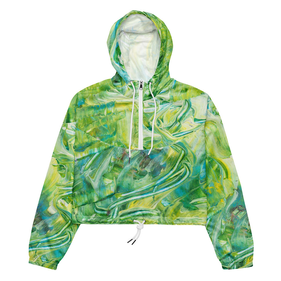 Thumbnail: Cropped Windbreaker by Agatha - Green Feelings