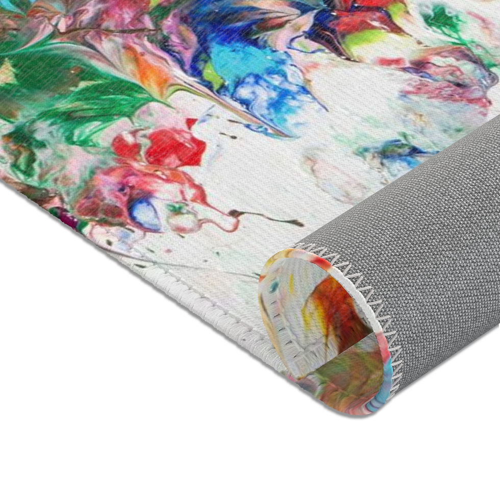 Thumbnail: Area Rug by Agatha - Fancy Flowers III
