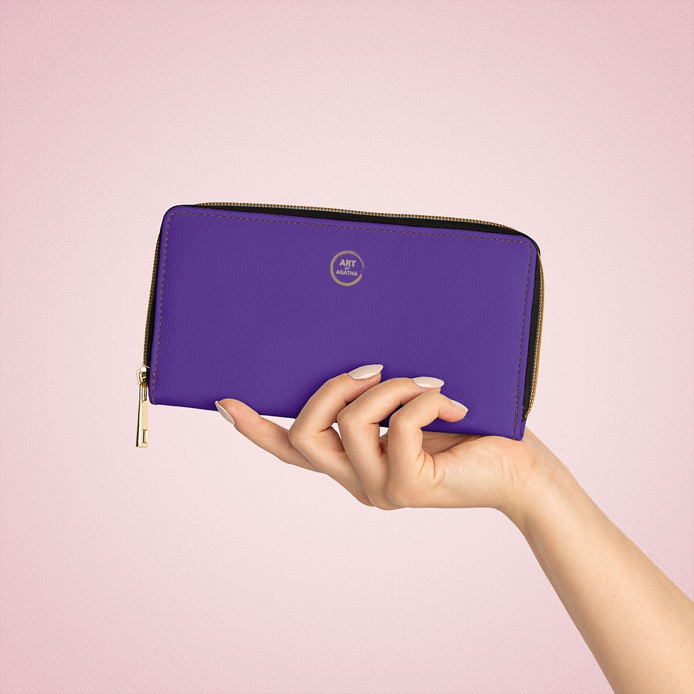 Miniaturbild: Zipper Wallet by Agatha - Glow Lila