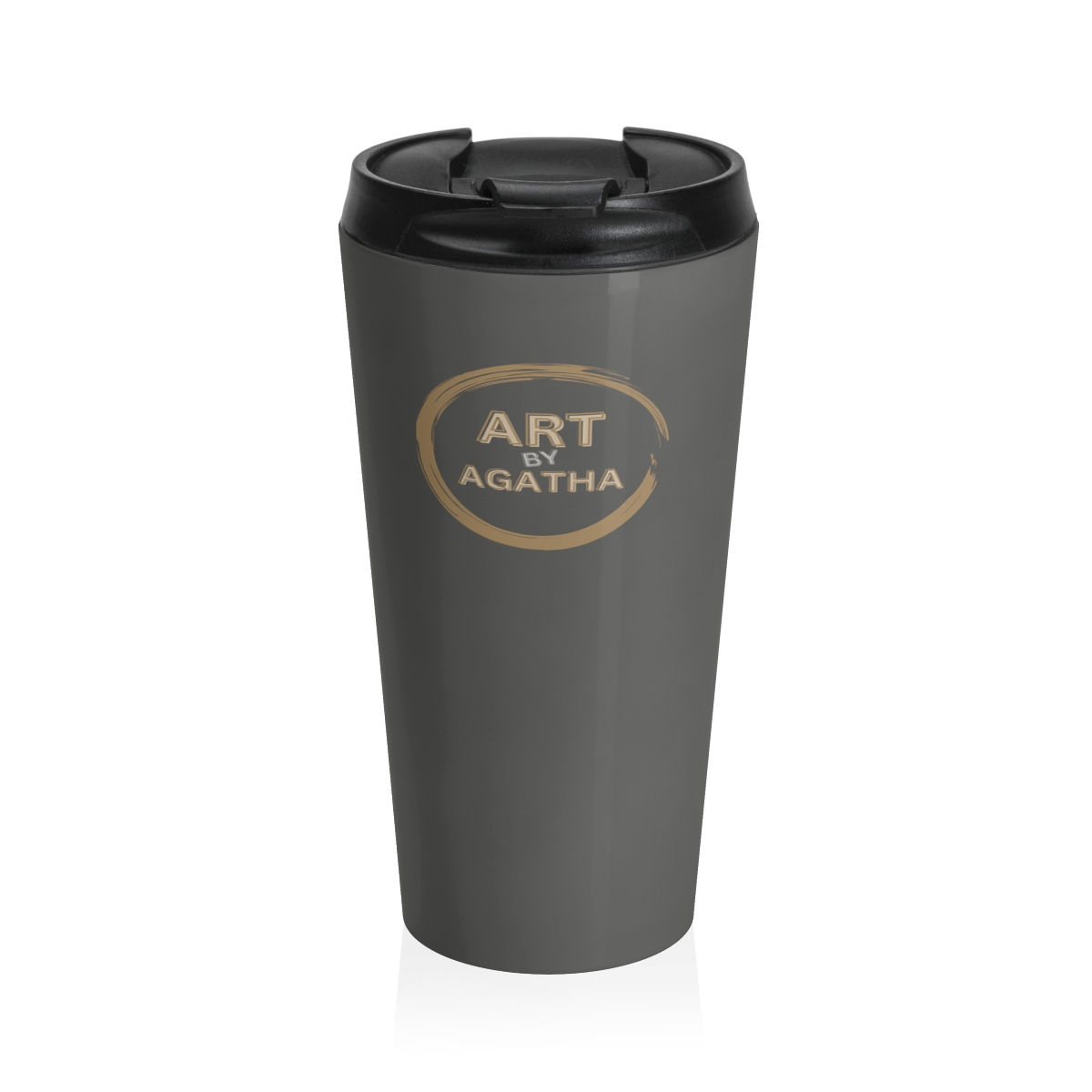 Travel Mug by Agatha - Stone Grey
