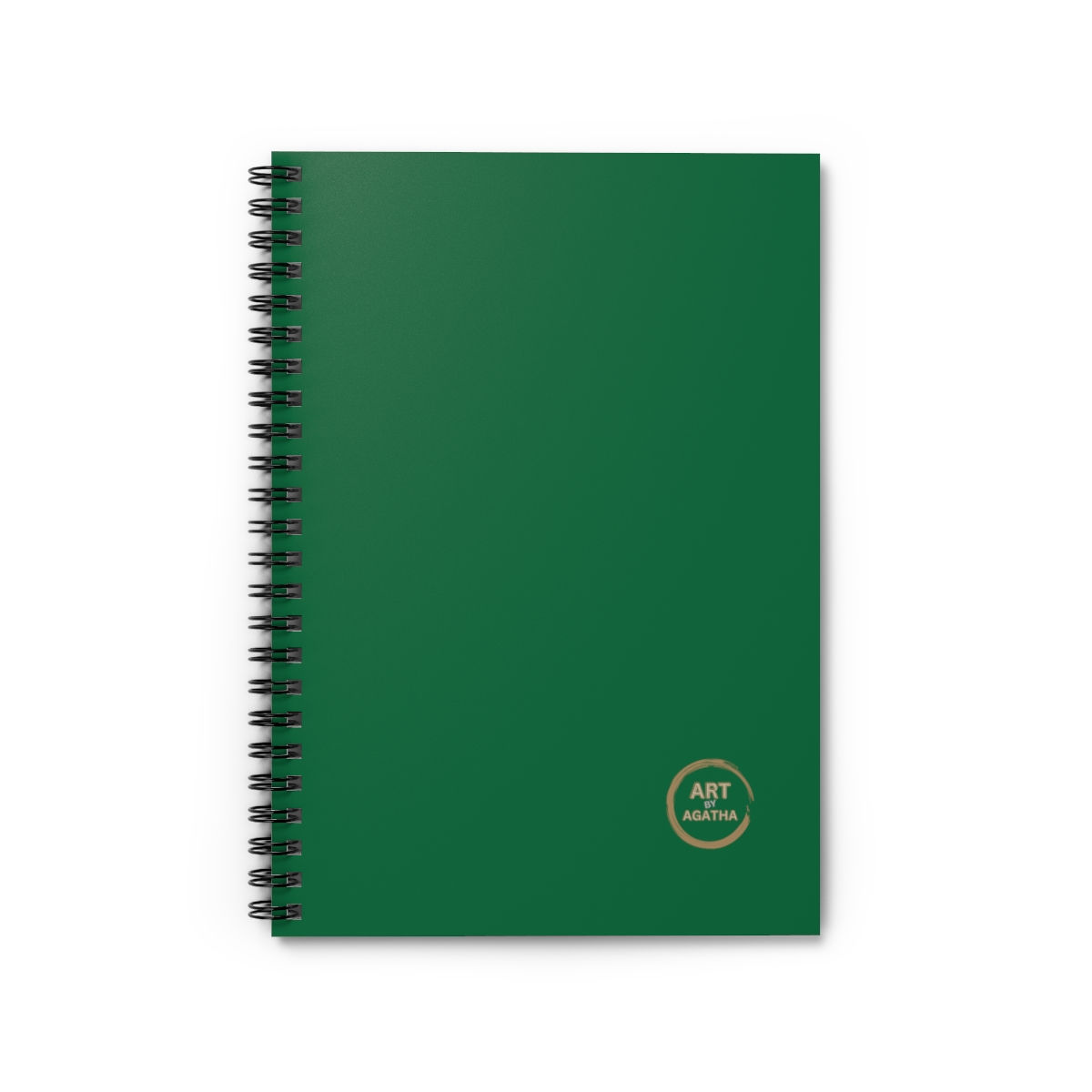 Spiral Notebook - Ruled Line by Agatha - Pine Green
