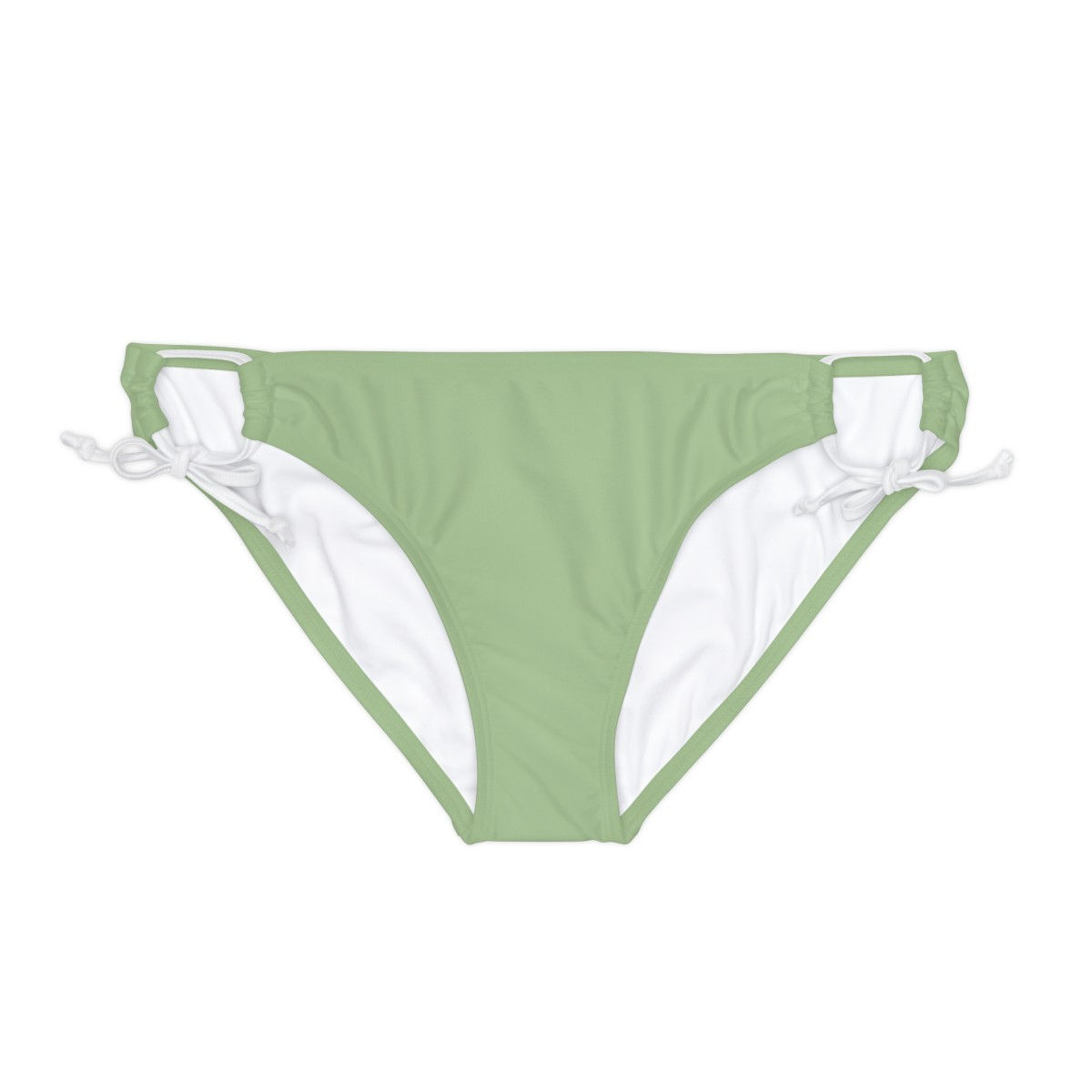 Loop Tie Side Bikini Bottom by Agatha - Night Green