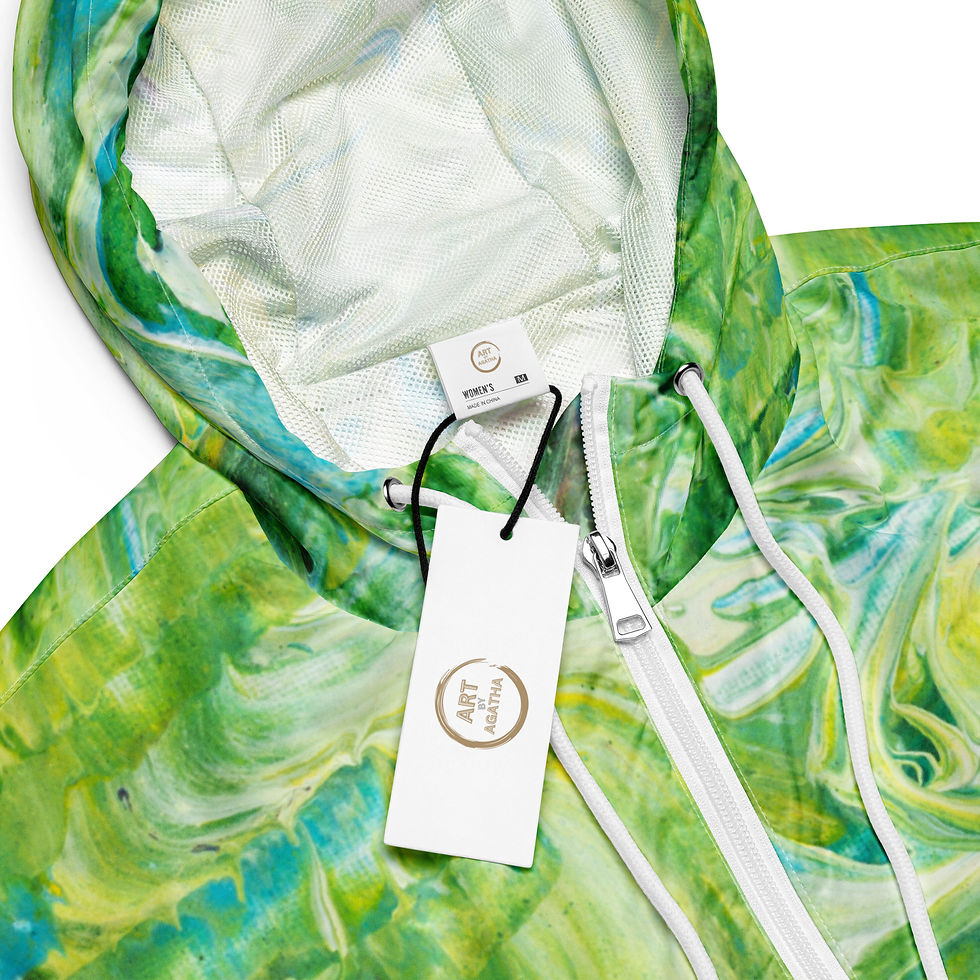 Miniaturbild: Cropped Windbreaker by Agatha - Green Feelings
