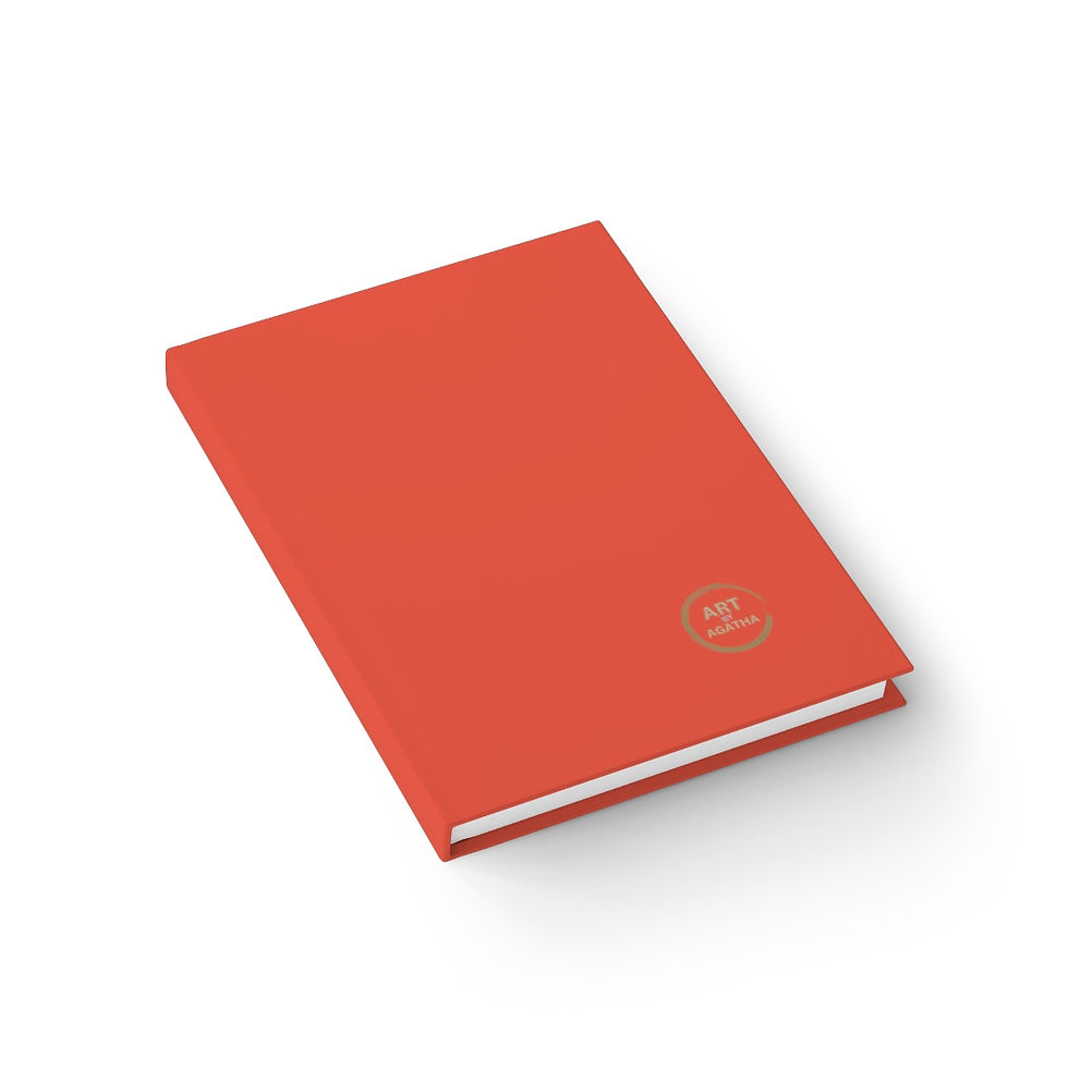 Thumbnail: Journal - Ruled Line by Agatha - Red Orange