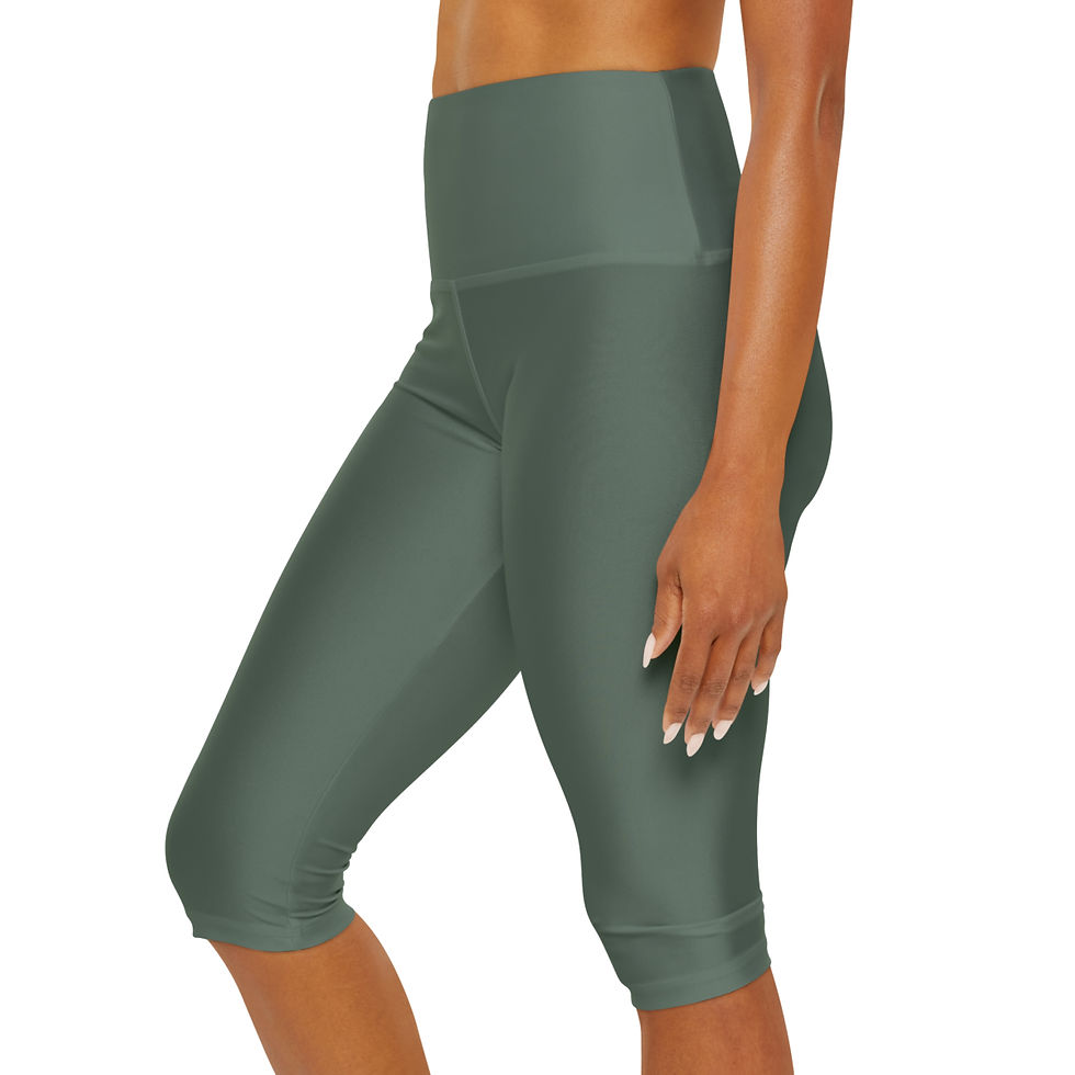 Thumbnail: Capri Leggings by Agatha - Khaki