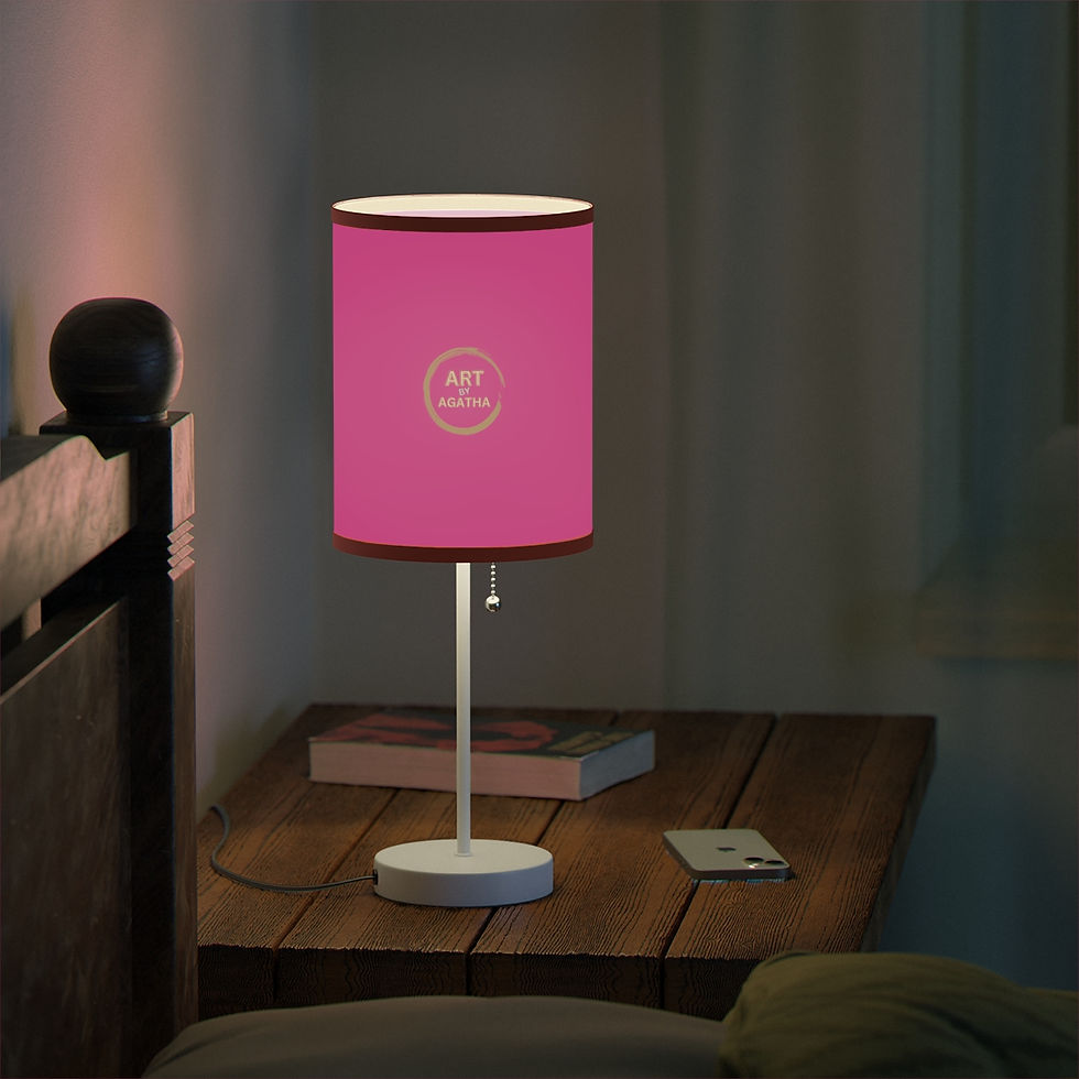 Thumbnail: Lamp on a Stand by Agatha - Strong Pink