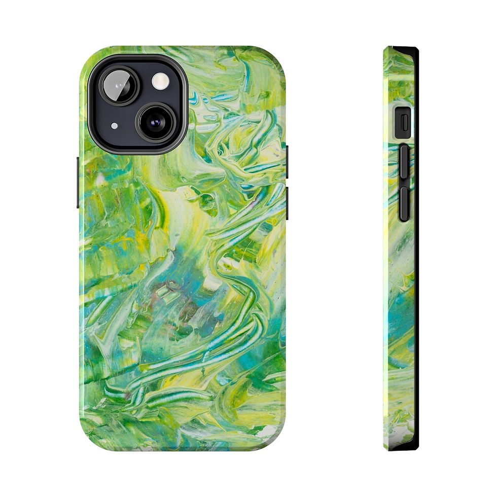 Miniaturbild: Tough Phone Case by Agatha - Green Feelings