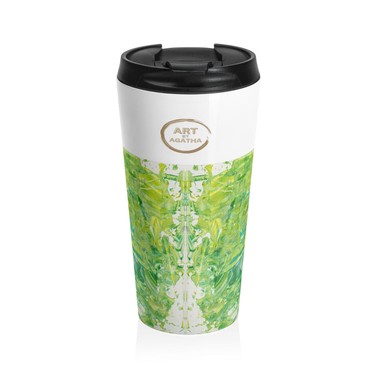 Travel Mug by Agatha - Green Feelings